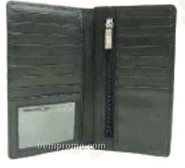 Men's Stone Wash Pocket Wallet W/ Gusset