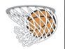 Stock Basketball Hoop Dunk Mascot Chenille Patch