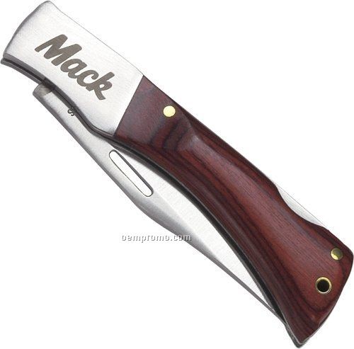 Wood Handle Knife (3 5/8"X7/8")