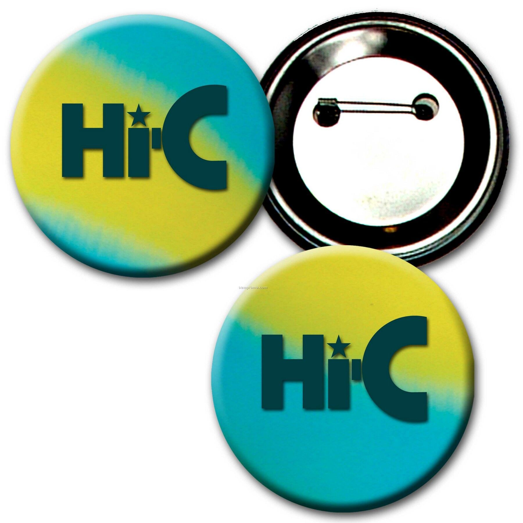 2" Diameter Buttons W/Changing Colors Lenticular Effects (Imprinted)