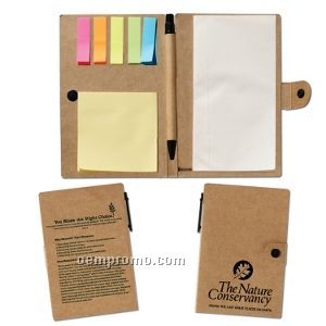 Notebook W/ Flags & Sticky Notes