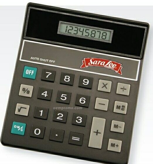 Tilt Display Desktop Calculator