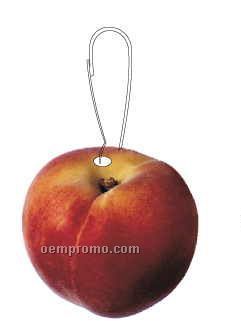 Peach Zipper Pull