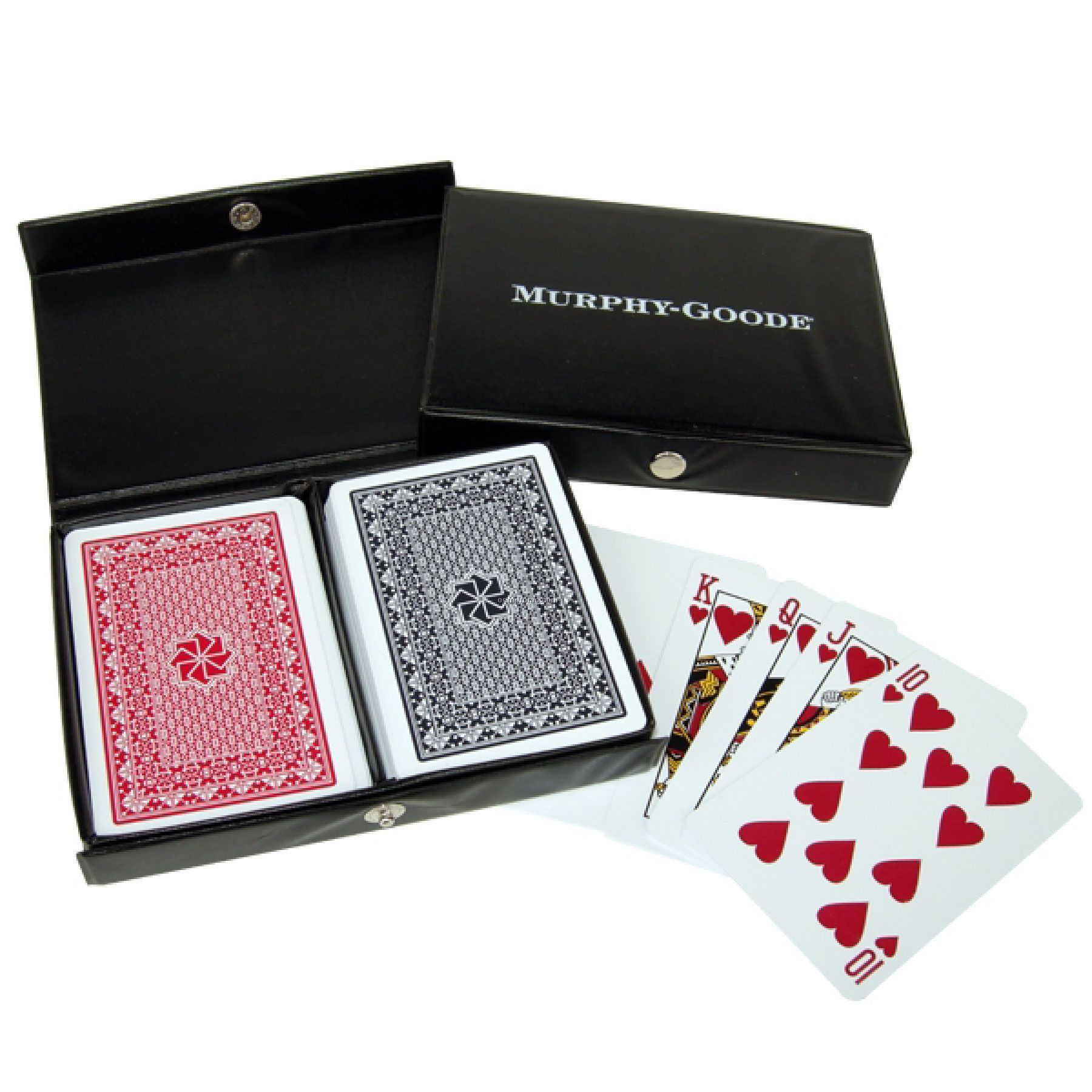 Playing Card Sets In Custom Imprinted Vinyl Cases