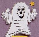 Adgrabbers Large White 2d Ghost Token (3"X3")