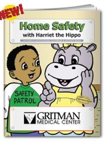 Coloring Book - Home Safety With Harriet The Hippo