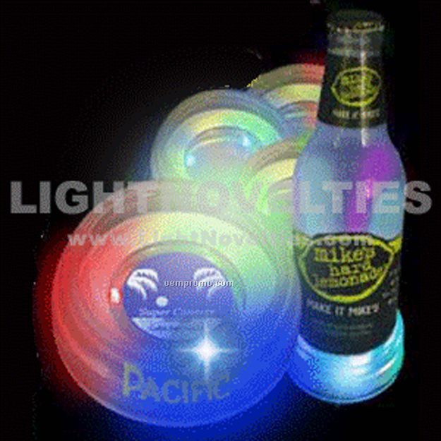 Medium Light Up Bottle Bottom W/ Blue LED