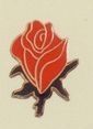 Stock Emblem Lapel Pin - Rose Bud