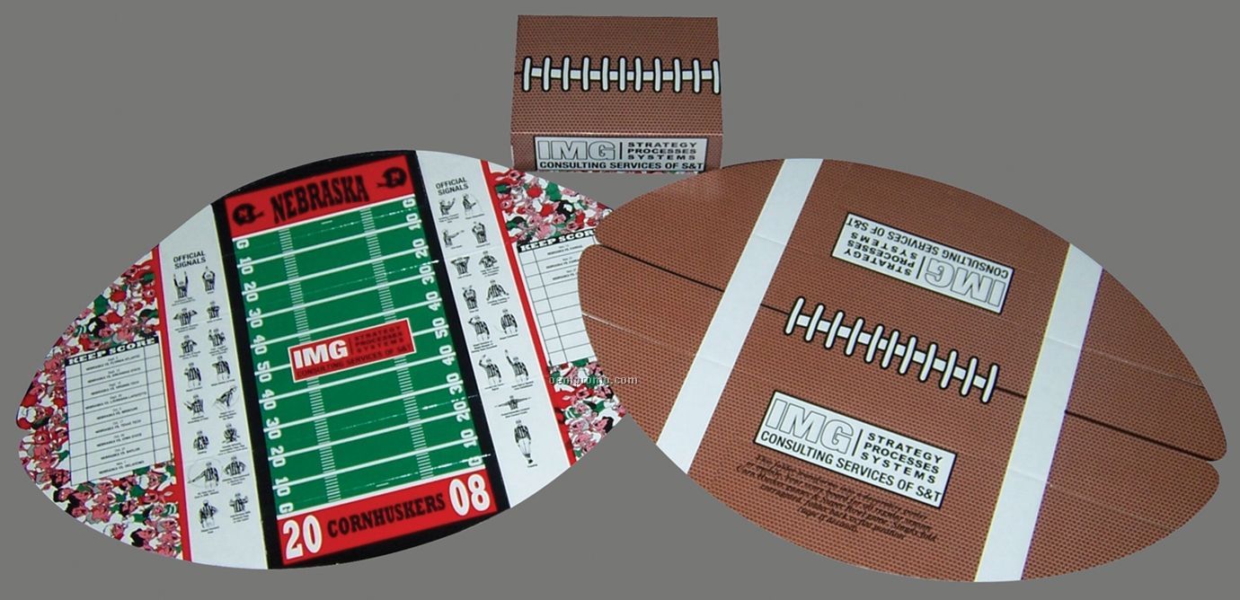 Wow Football Folding Box / Converts To Poster Or Mobile - 4-color Process
