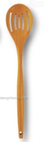 14" Lam Boo-tensil Slotted Spoon