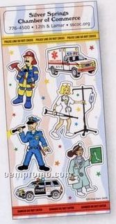 Police & Emergency Fun Sticker Sheet