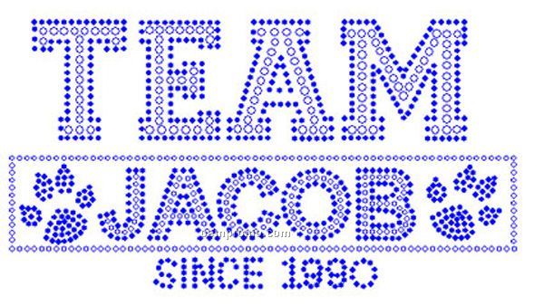 Team Jacob Kids Rhinestone Transfer