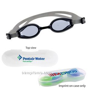 The Porpoise Adult Swim Goggles W/Case (23 Hour Service)