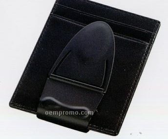 Geneva Cabretta Leather Wallet W/ Money Clip