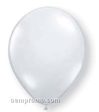 5" Diamond Clear Latex Single Color Balloon