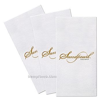 Custom Linen-like Hand Towel (1-2 Color)