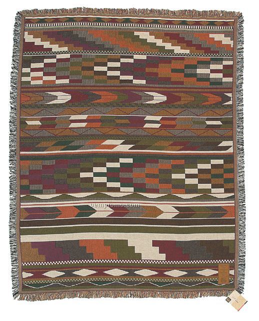 Debra Sparrow Ten Cotton Tapestry Throw Blanket