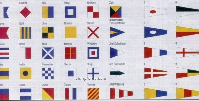 No. 10 International Code Signal Flags (Each Set)
