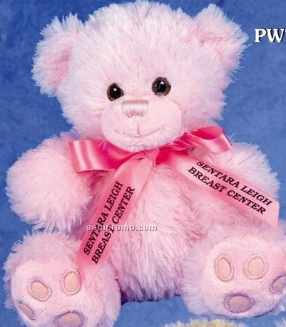 Pink Patches Paw Bear