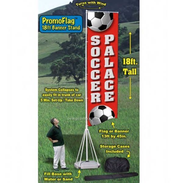 Promo Banner W/ Stand (18' X 45" )