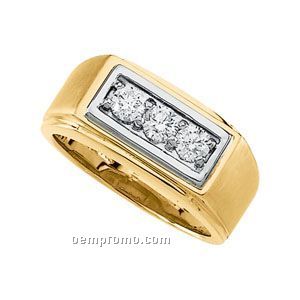 14ky Gents Diamond Fashion Ring