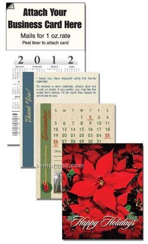 2011 Poinsettia Cover 13 Month Realtor Calendar