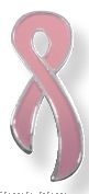 Breast Cancer Cause Ribbon Pin (Pink)