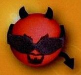 Cool Holidays Deluxe Coolball Cool Little Devil Antenna Ball