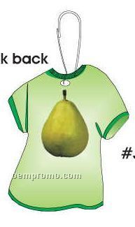 Pear T-shirt Zipper Pull