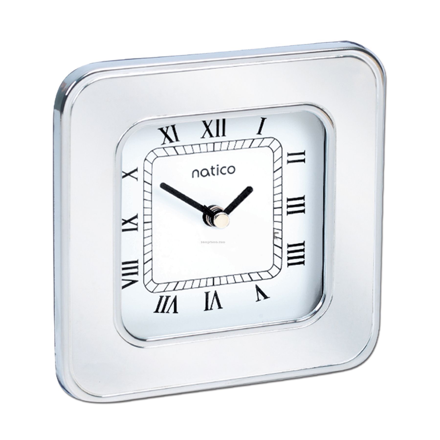 Square Alarm Clock W/ Roman Numerals