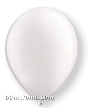 5" White Latex Single Color Balloon