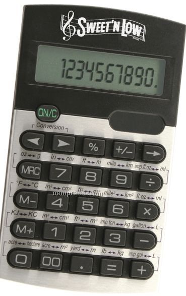 Conversion Calculation 10 Digit Handheld Calculator