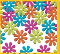 Fanci Fetti Retro Flowers Confetti