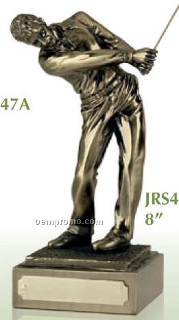 Follow Through Swatkins Golf Awards Male Golfer Figurines /8"