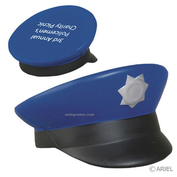 Police Cap Squeeze Toy