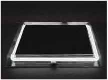 White Square Light Up Serving Tray W/ 8 AA Battery Power