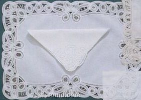 Placemat Set - Battenberg Lace