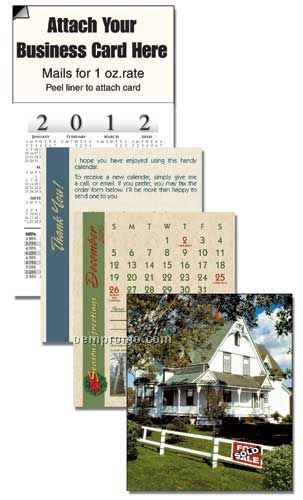 2011 House With Fence 13 Month Realtor Calendar