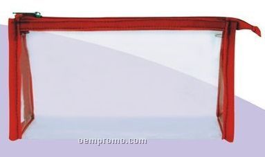 7-1/2"X2"X4-1/2" Clear Accessory Pouch