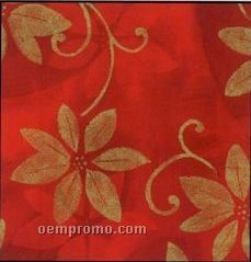 833' Full Ream 24" Poinsettia Shadows Gift Wrap