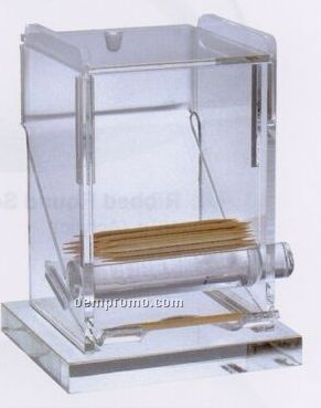 Acrylic Toothpick Dispenser Case