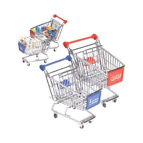Mini Metal Shopping Cart