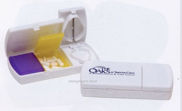 Pill Cutter W/2 Pill Boxes
