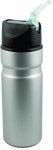 28 Oz. Silver Aluminum Outback Tumbler With Flip Top Straw Lid
