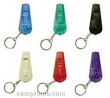 LED Whistle Key Ring