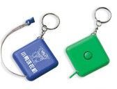Square Tape Measure With Keychain
