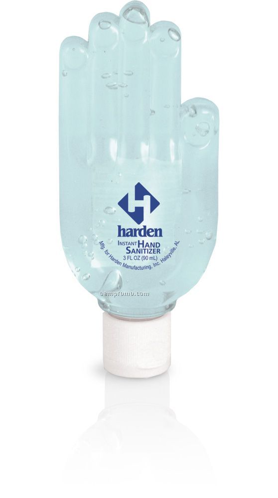 3 Oz. Instant Hand Sanitizer Gel In Hand Bottle