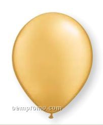 5" Gold Latex Single Color Balloon