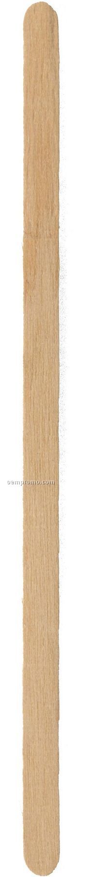 5 1/2" Long Flat Wood Stirrer