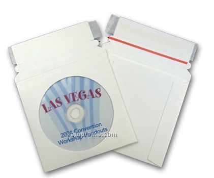 CD Window Mailer With Zip Strip